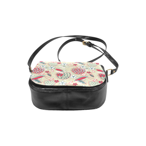 Berry Sweet Fruit Flower Floral Classic Saddle Bag/Small (Model 1648)