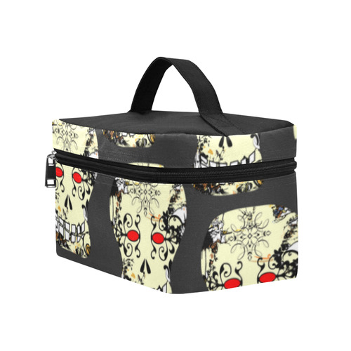 Gothic Sugar Skull by Martina Webster Cosmetic Bag/Large (Model 1658)