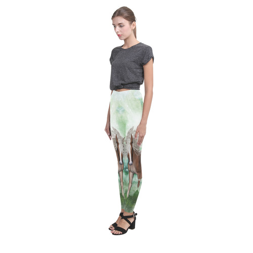 Horse in a fantasy world Cassandra Women's Leggings (Model L01)