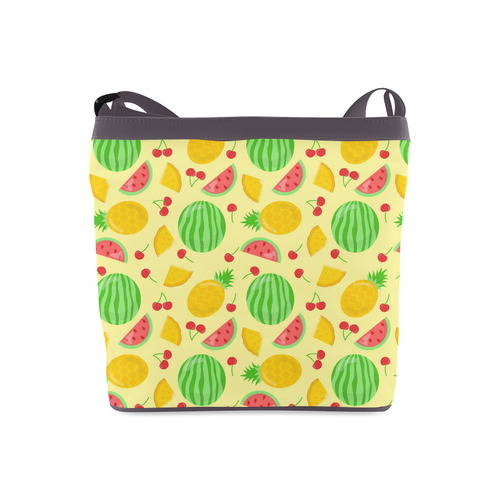 Fruit Watermelon Pineapple Cherries Crossbody Bags (Model 1613)