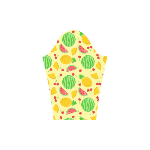 Fruit Watermelon Pineapple Cherries Round Collar Dress (D22)