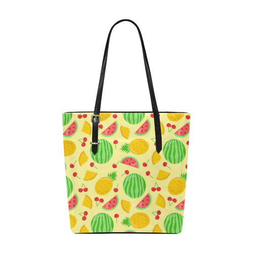 Fruit Watermelon Pineapple Cherries Euramerican Tote Bag/Small (Model 1655)