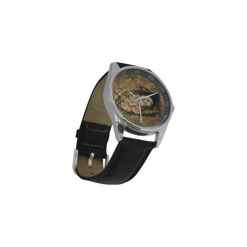 Abstract Vintage Baseball Men's Casual Leather Strap Watch(Model 211)