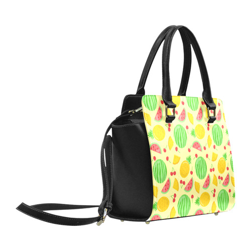 Fruit Watermelon Pineapple Cherries Classic Shoulder Handbag (Model 1653)