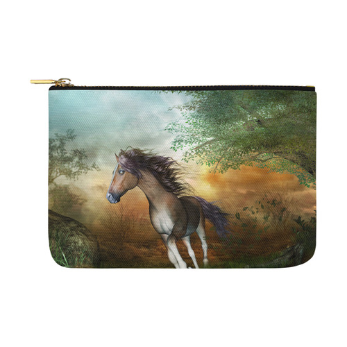 Wonderful running horse Carry-All Pouch 12.5''x8.5''