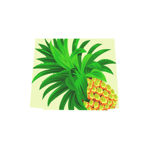 Yellow Orange Pineapple Green Leaves Euramerican Tote Bag/Small (Model 1655)