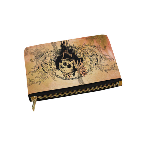 Amazing skull with wings Carry-All Pouch 9.5''x6''