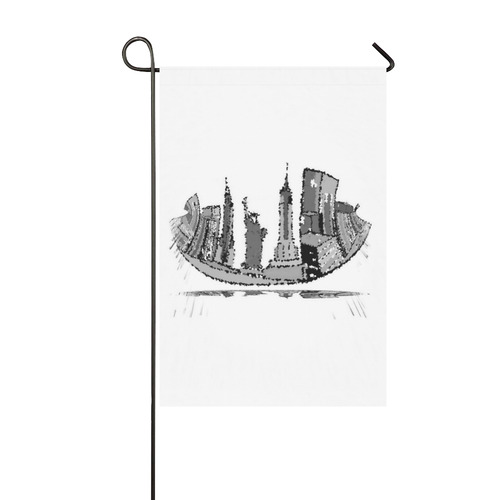 NYC by Popart Lover Garden Flag 12‘’x18‘’（Without Flagpole）