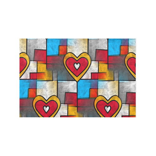 Love by Popart Lover Placemat 12’’ x 18’’ (Two Pieces)