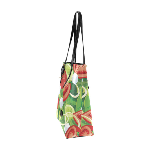 Fruits and Vegetables Food Pattern Euramerican Tote Bag/Small (Model 1655)