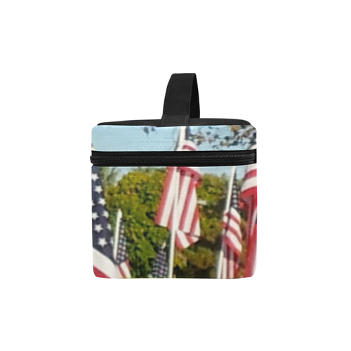 USA Flag Day by Martina Webster Cosmetic Bag/Large (Model 1658)