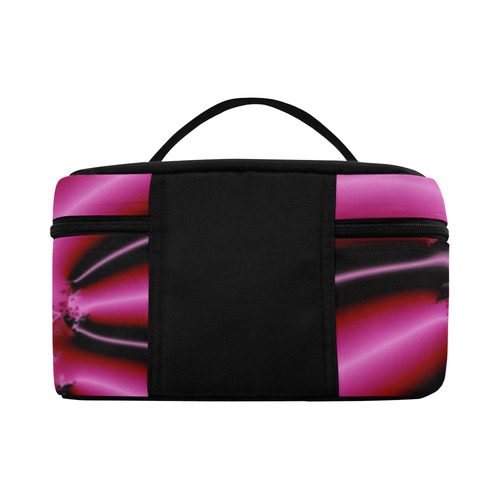 Pink & Black by Martina Webster Cosmetic Bag/Large (Model 1658)