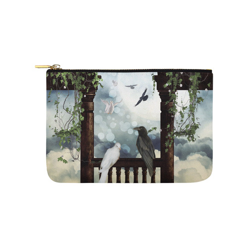 The crow and the dove Carry-All Pouch 9.5''x6''