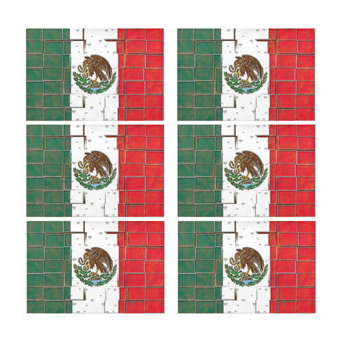 Mexico by Nico Bielow Placemat 12’’ x 18’’ (Six Pieces)