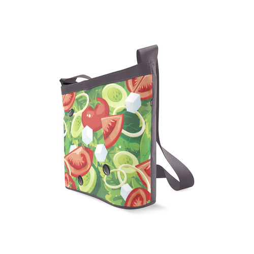 Fruits and Vegetables Food Pattern Crossbody Bags (Model 1613)