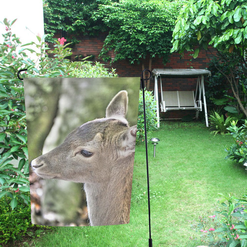 young deer by JamColors Garden Flag 12‘’x18‘’（Without Flagpole）