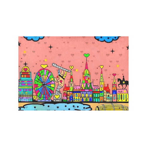 Hannover by Nico Bielow Placemat 12’’ x 18’’ (Six Pieces)