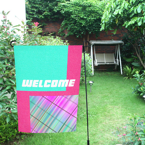 Welcome Garden Flag 12‘’x18‘’（Without Flagpole）