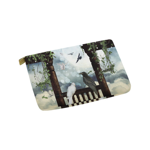 The crow and the dove Carry-All Pouch 9.5''x6''