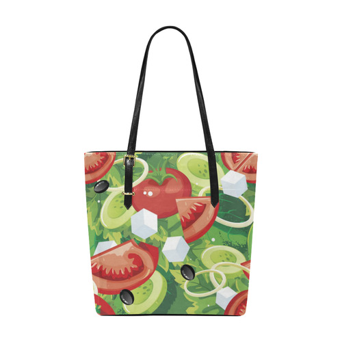 Fruits and Vegetables Food Pattern Euramerican Tote Bag/Small (Model 1655)