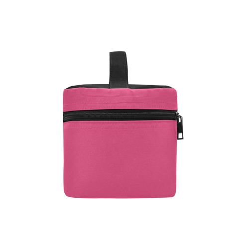 Raspberry Sorbet Cosmetic Bag/Large (Model 1658)