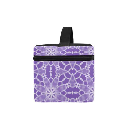 Sexy Purple Lace Cosmetic Bag/Large (Model 1658)