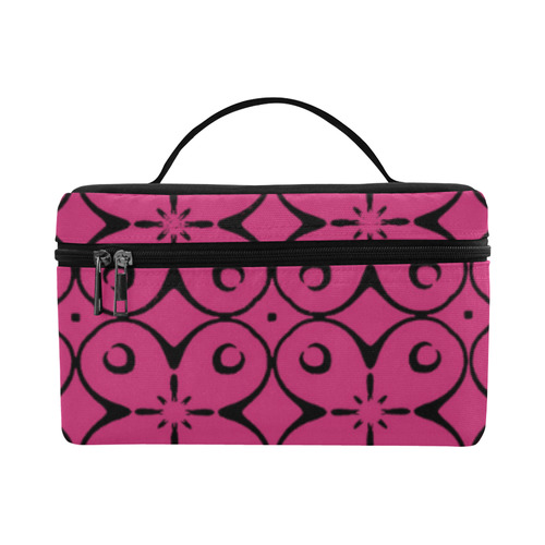 My Lucky Day Pink Yarrow Cosmetic Bag/Large (Model 1658)
