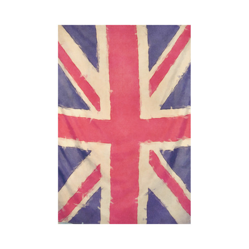 British UNION JACK flag grunge style Garden Flag 12‘’x18‘’（Without Flagpole）