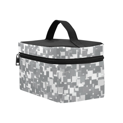 Sharkskin Pixels Cosmetic Bag/Large (Model 1658)