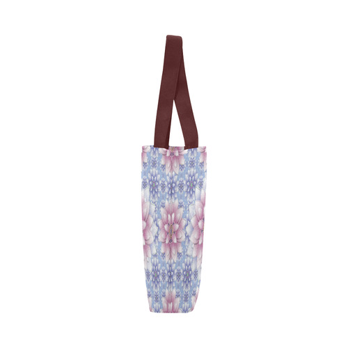 Ornaments pink+blue, pattern Canvas Tote Bag (Model 1657)