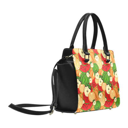 Colorful Fruit Pattern with Watermelon Classic Shoulder Handbag (Model 1653)