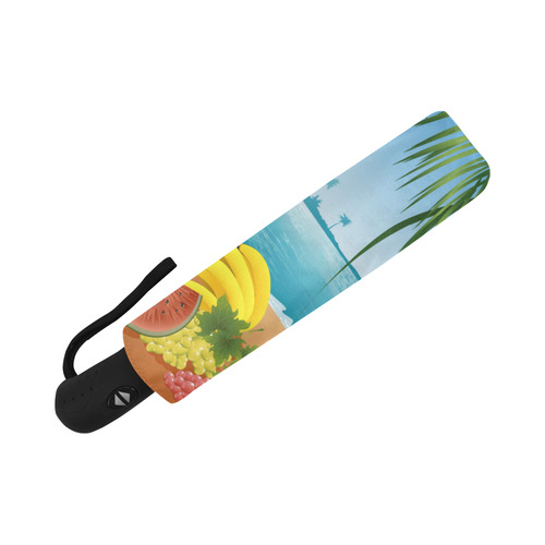 Fruit Ice Cream Tropical Beach Paradise Auto-Foldable Umbrella (Model U04)