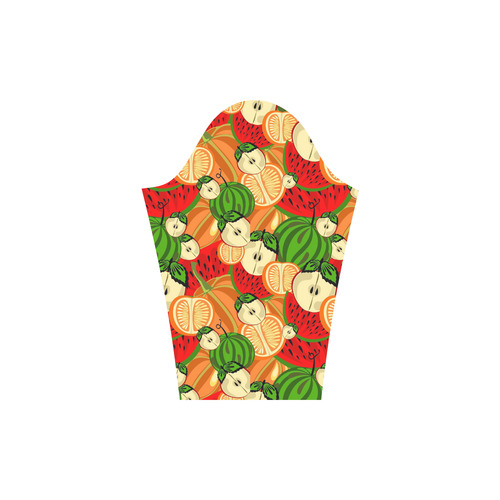 Colorful Fruit Pattern with Watermelon Round Collar Dress (D22)