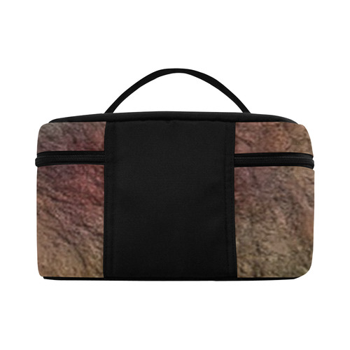 Earth Tones Abstract Cosmetic Bag/Large (Model 1658)