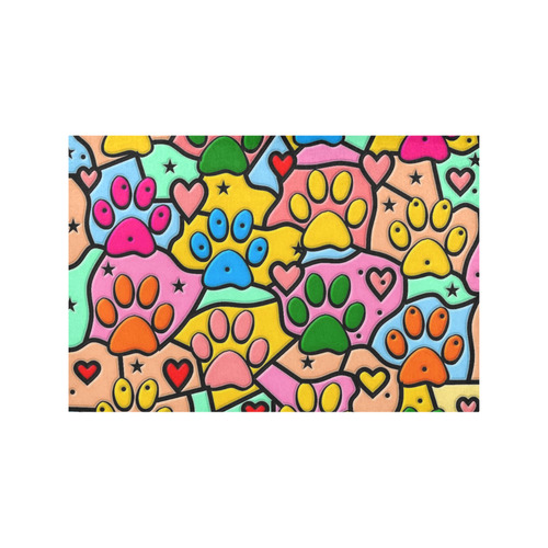 Paws by Nico Bielow Placemat 12’’ x 18’’ (Four Pieces)