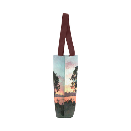 Late Lake, low poly Canvas Tote Bag (Model 1657)