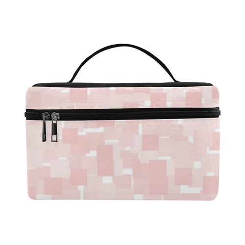 Rose Quartz Pixels Cosmetic Bag/Large (Model 1658)