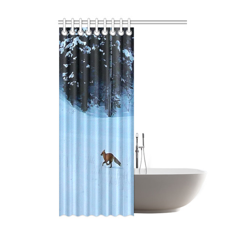 Fox on the Run Shower Curtain 48"x72"