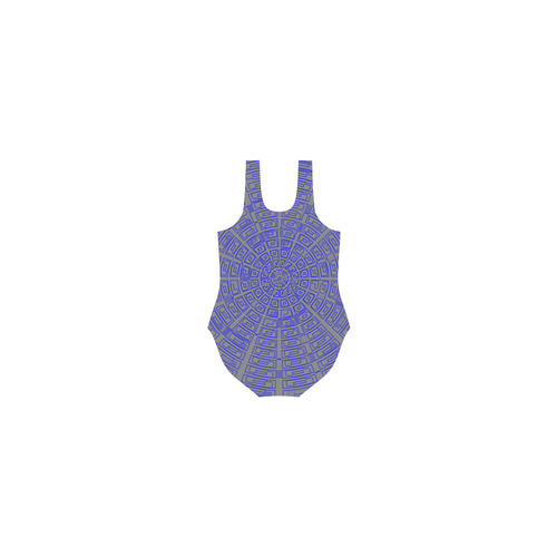 Time Travel - Space Void Pattern Vest One Piece Swimsuit (Model S04)