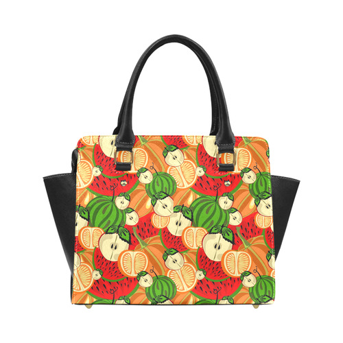 Colorful Fruit Pattern with Watermelon Classic Shoulder Handbag (Model 1653)