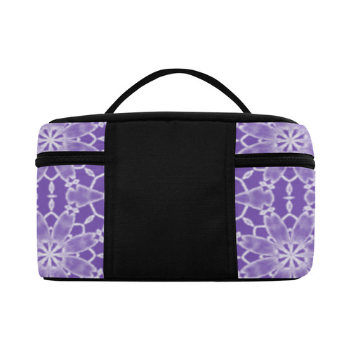Sexy Purple Lace Cosmetic Bag/Large (Model 1658)