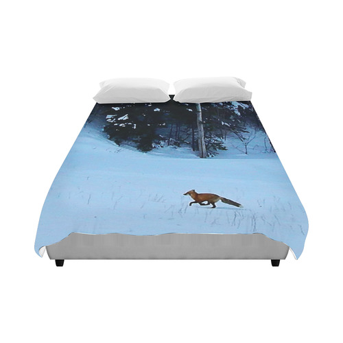 Fox on the Run Duvet Cover 86"x70" ( All-over-print)