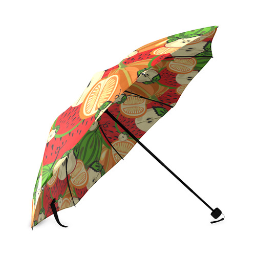 Colorful Fruit Pattern with Watermelon Foldable Umbrella (Model U01)
