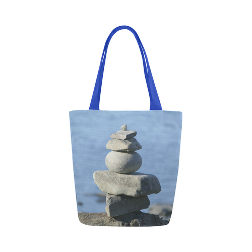 Tranquility - Stone on Stone photo Canvas Tote Bag (Model 1657)