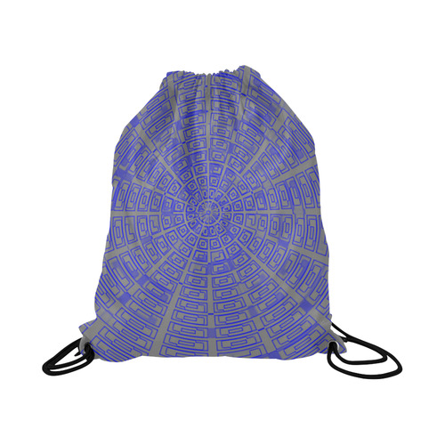 Time Travel - Space Void Pattern Large Drawstring Bag Model 1604 (Twin Sides)  16.5"(W) * 19.3"(H)