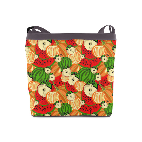 Colorful Fruit Pattern with Watermelon Crossbody Bags (Model 1613)