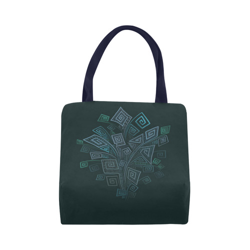 3D Psychedelic Abstract Square Explosion Canvas Tote Bag (Model 1657)