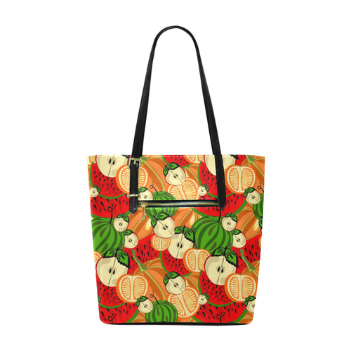 Colorful Fruit Pattern with Watermelon Euramerican Tote Bag/Small (Model 1655)