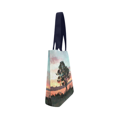 Late Lake, low poly Canvas Tote Bag (Model 1657)