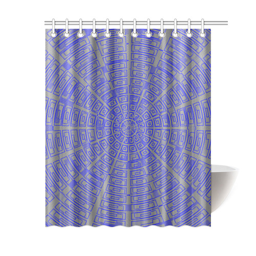 Time Travel - Space Void Pattern Shower Curtain 60"x72"